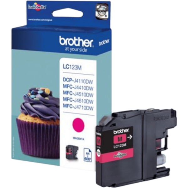BROTHER Ink Magenta 0.6k | LC-123M