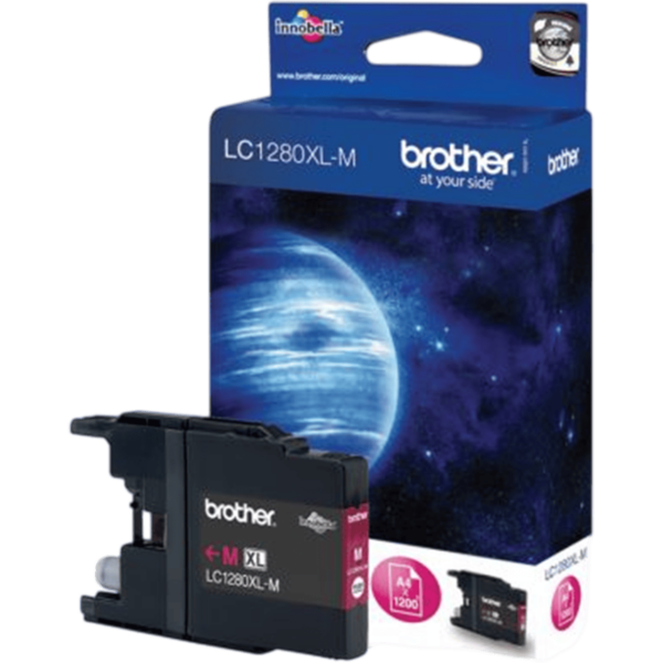 BROTHER Ink High Yield Magenta 1.200Pgs | LC-1280XLM