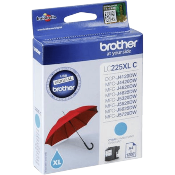BROTHER Ink Cyan HC 1.2k | LC-225XLC - Image 5