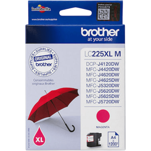 BROTHER Ink Magenta HC 1.2k | LC-225XLM - Image 4