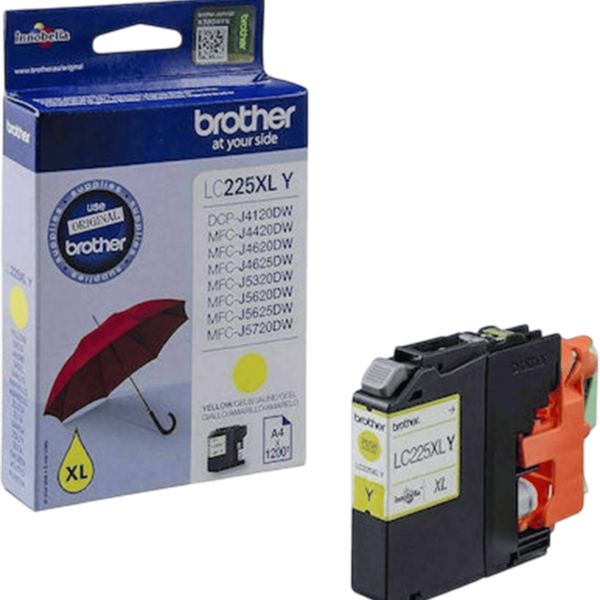 BROTHER Ink Yellow HC 1.2k | LC-225XLY - Image 4