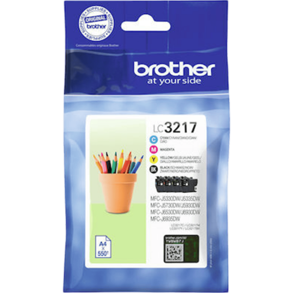 BROTHER Ink Cyan SC 0.55k | LC-3217C - Image 2
