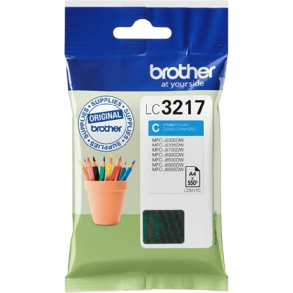 BROTHER Ink Cyan SC 0.55k | LC-3217C