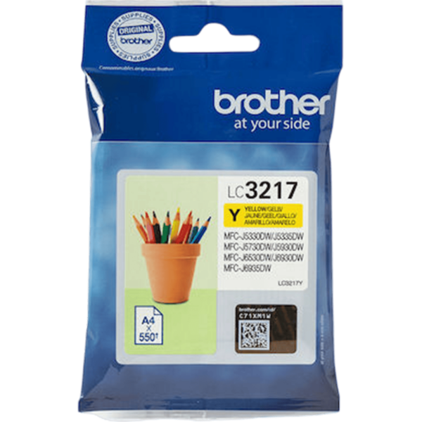 BROTHER Ink Yellow SC 0.55k | LC-3217Y - Image 3