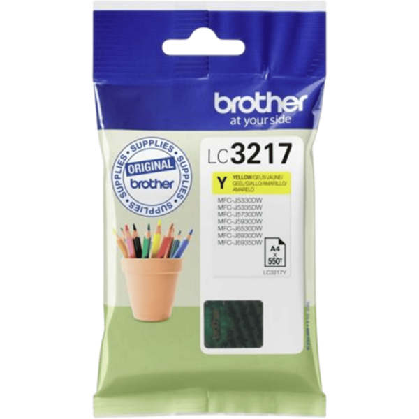 BROTHER Ink Yellow SC 0.55k | LC-3217Y