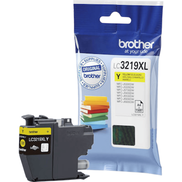 BROTHER Ink Yellow HC 1.5k | LC-3219XLY - Image 2
