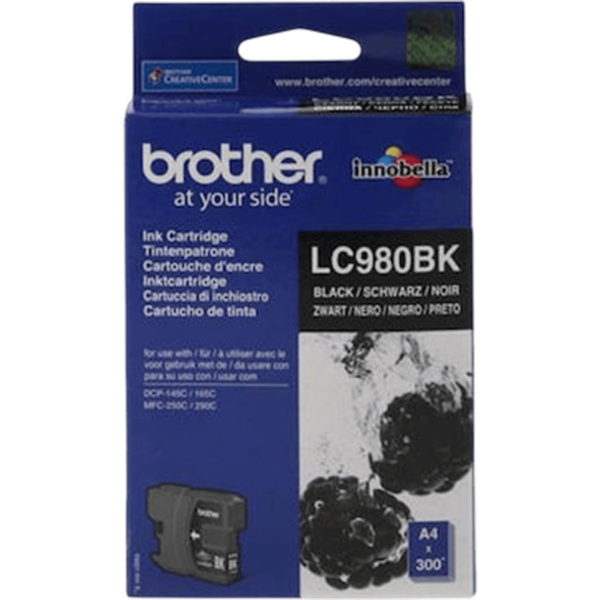 BROTHER Ink Black 300Pgs 6ml | LC-980BK - Image 3