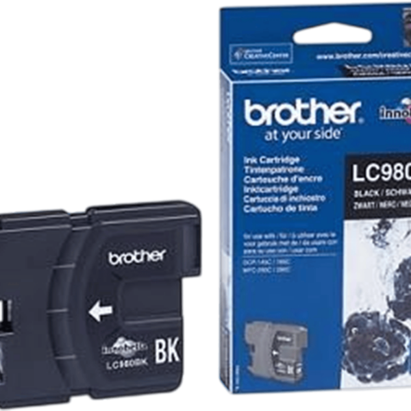 BROTHER Ink Black 300Pgs 6ml | LC-980BK