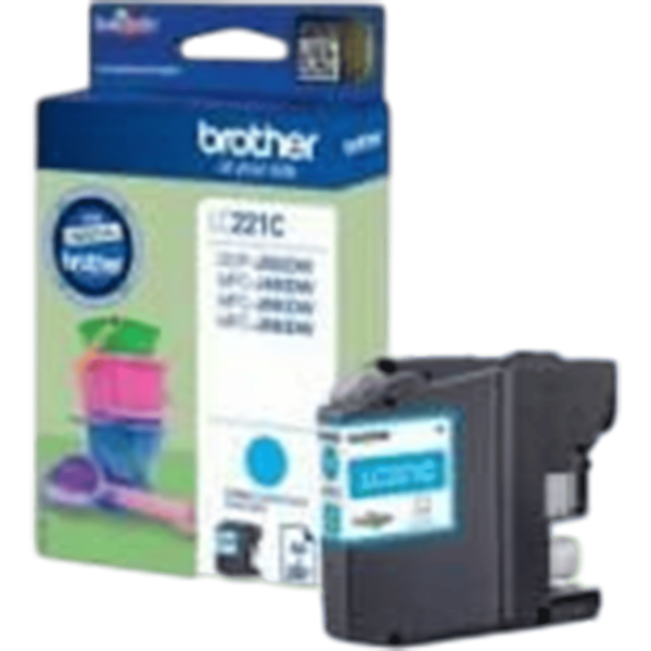 BROTHER Ink LC-221C Cyan SC 0.26k | LC221C