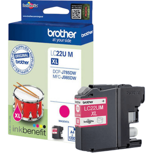 BROTHER Ink Magenta 1.2Pgs | LC22UM