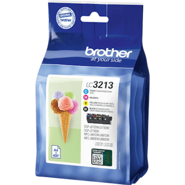 BROTHER Ink LC-3213C Cyan HC 0.4k | LC3213C - Image 3