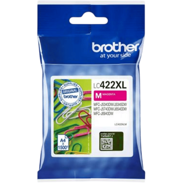 Brother Ink Jet Magenta Cartridge | LC422XLM