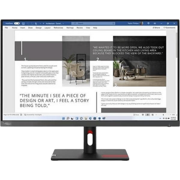 LENOVO Monitor ThinkVision S27i-30 27" [IPS | FHD | 100Hz | 6ms | 3Y] / 63DFKAT4EU