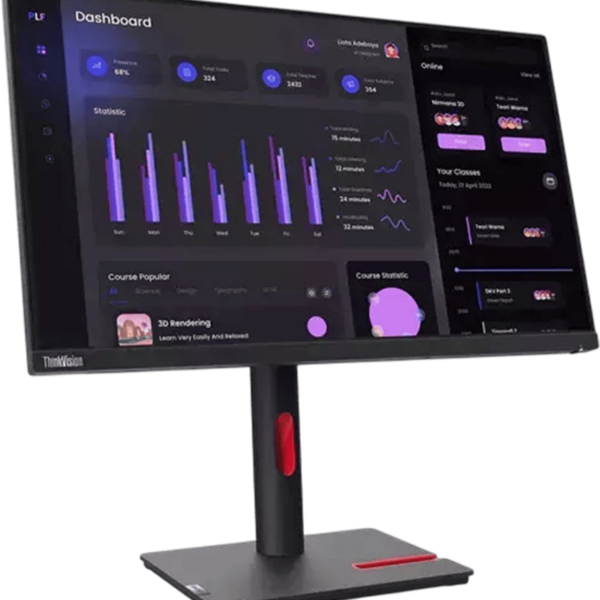 LENOVO Monitor ThinkVision T24i-30 23.8" [IPS | FHD | 60Hz | 6ms | Height adjustable | 3Y] / 63CFMATXEU - Image 2