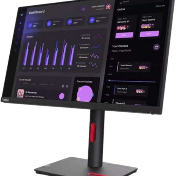 LENOVO Monitor ThinkVision T24i-30 23.8" [IPS | FHD | 60Hz | 6ms | Height adjustable | 3Y] / 63CFMATXEU - Image 3