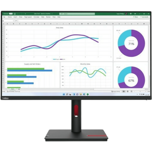 LENOVO Monitor ThinkVision T32h-30 31.5" [IPS | QHD | 60Hz | 6ms | Height Adjustable | 3Y] / 63D3GAT1EU