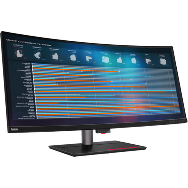 LENOVO Monitor Thinkvision P40w-20 39.7" [IPS | WUHD | 75Hz | 6ms | Height Adjust | 3Y] / 62DDGAT6EU - Image 2
