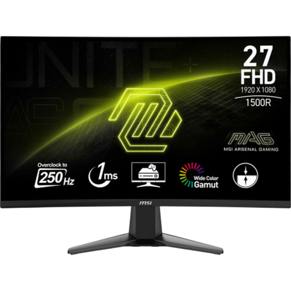 MSI Monitor 27'' Curved [VA | FHD | 250Hz | 1ms | 2Y] / MAG 27C6X