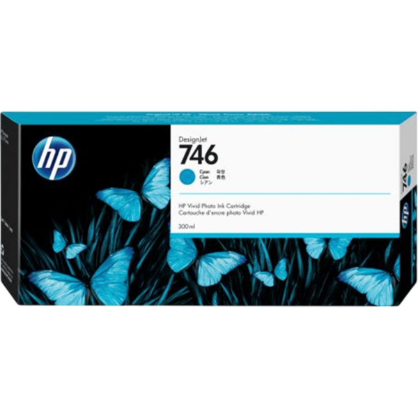 HP Ink 746 Original Cyan | P2V80A