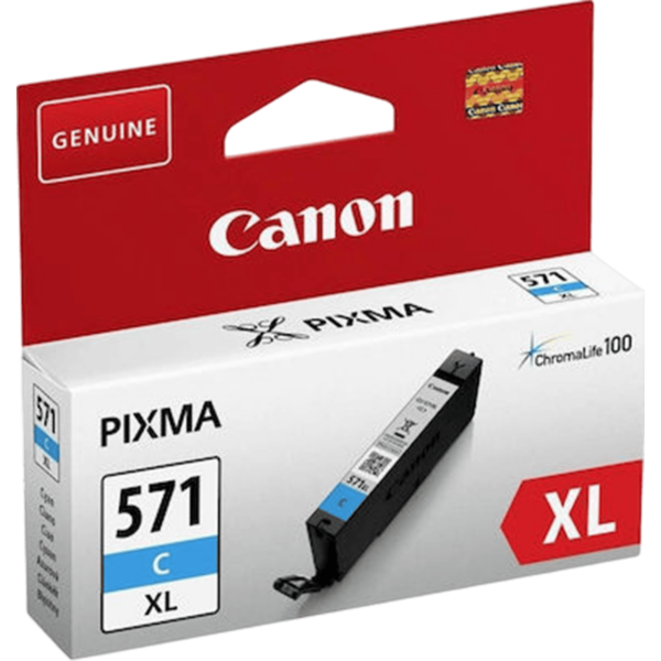 CANON Ink CLI-571XL Cyan | 0332C001 - Image 2