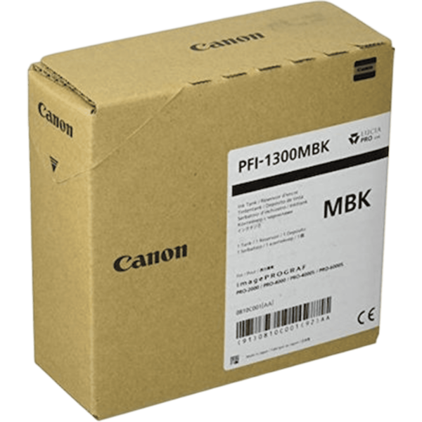 CANON Ink Tank PFI-1300 Matte Black - 0810C001 - Image 2