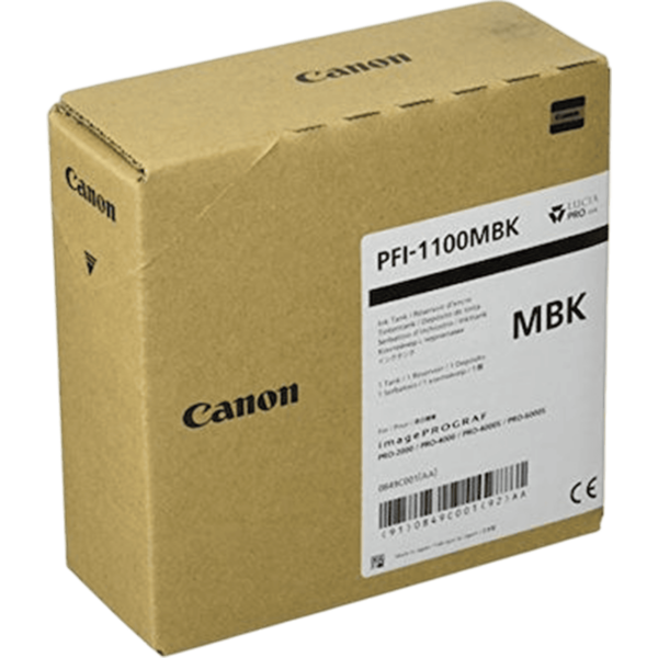 CANON Ink Tank PFI-1100 Matte Black - 0849C001 - Image 2