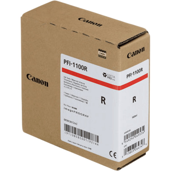 CANON Ink Tank PFI-1100 Red - 0858C001 - Image 2