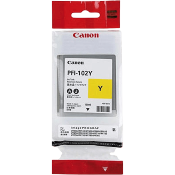 CANON Ink PFI-102 Yellow | 0898B001 - Image 3