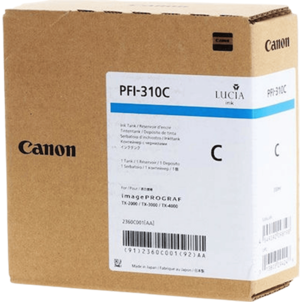 CANON Ink PFI-310 Cyan | 2360C001 - Image 2