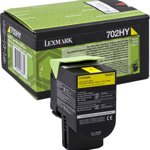 LEXMARK Toner High Yellow | 70C2HY0 - Image 2