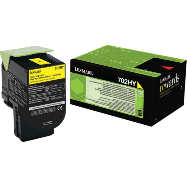 LEXMARK Toner High Yellow | 70C2HY0 - Image 3