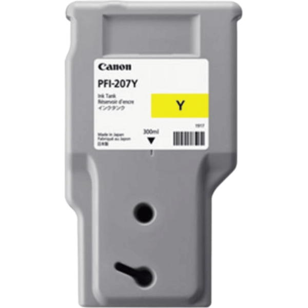 CANON Ink PFI-207 Yellow 300ML | 8792B001 - Image 3