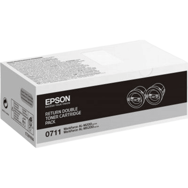 Epson Toner Black Double Pack | C13S050711 - Image 2