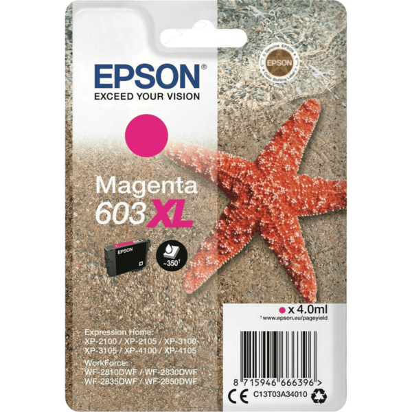 EPSON Ink 603XL Magenta | C13T03A34010 - Image 2