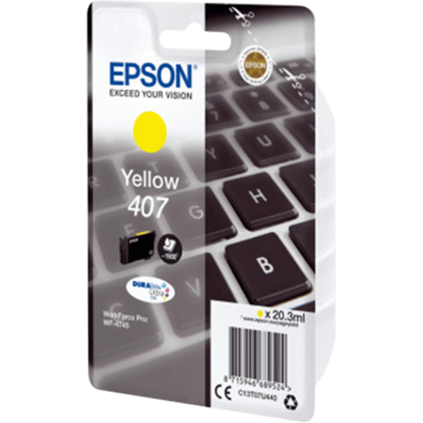 EPSON Ink WF-4745 Series Light Yellow | C13T07U440 - Image 2
