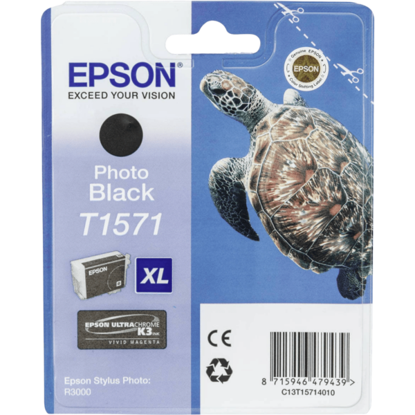 EPSON Ink T1571 Photo Black | C13T15714010 - Image 2