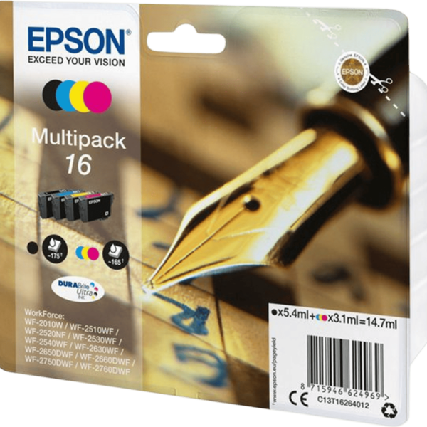 EPSON Ink 16 4-Color B-C-M-Y | C13T16264012 - Image 4