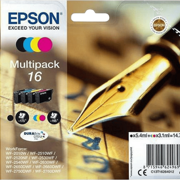 EPSON Ink 16 4-Color B-C-M-Y | C13T16264012 - Image 3