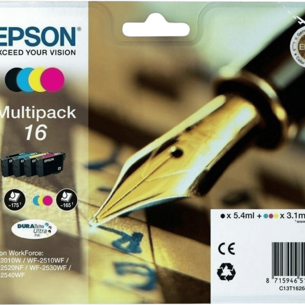 EPSON Ink 16 4-Color B-C-M-Y | C13T16264012 - Image 5