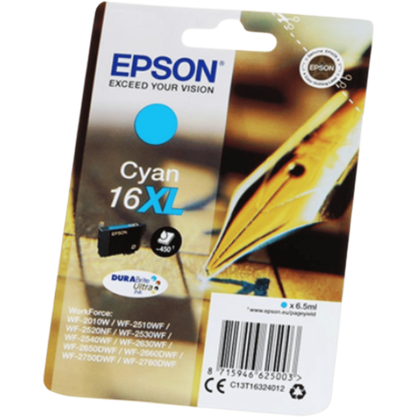 EPSON Cartridge Cyan DuraBright Ultra 16XL | C13T16324012 - Image 2