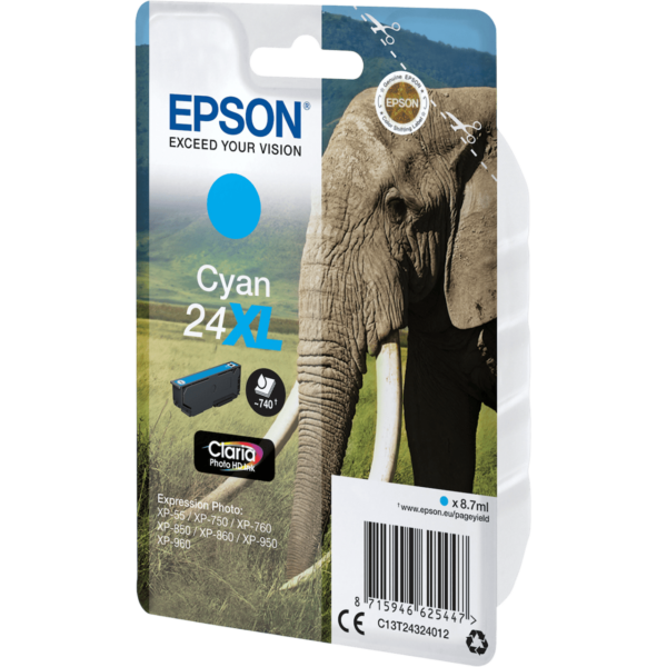 EPSON Ink T243240 Cyan 8.7ml | C13T24324012 - Image 3