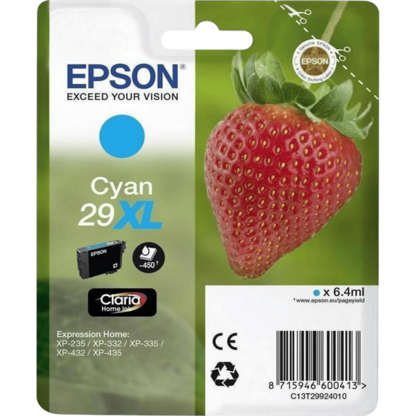 EPSON Ink 29XL Cyan | C13T29924012 - Image 3