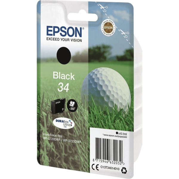 EPSON Ink 34 DURABrite Ultra Black | C13T34614010 - Image 2