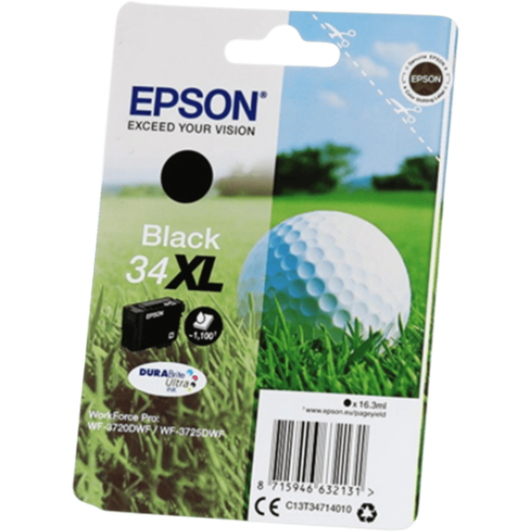 EPSON Ink 34XL DURABrite Ultra Black | C13T34714010 - Image 3