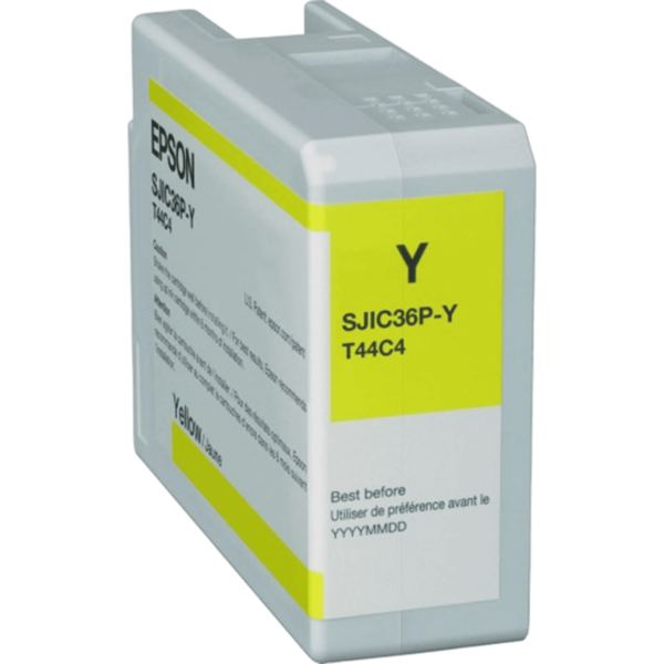 EPSON Yellow Ink Cartridge | C6000/C6500 Series | SJIC36P(Y) - Image 2