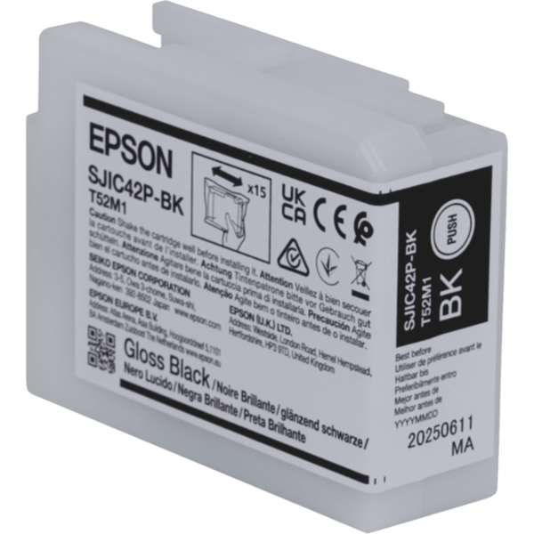 EPSON Ink SJIC42P-BK Black | C13T52M140 - Image 2