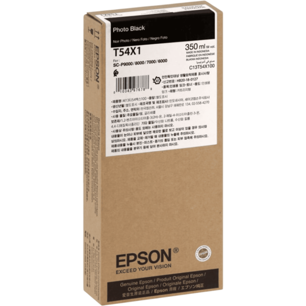 EPSON Ink Singlepack Photo Black | C13T54X100 - Image 3