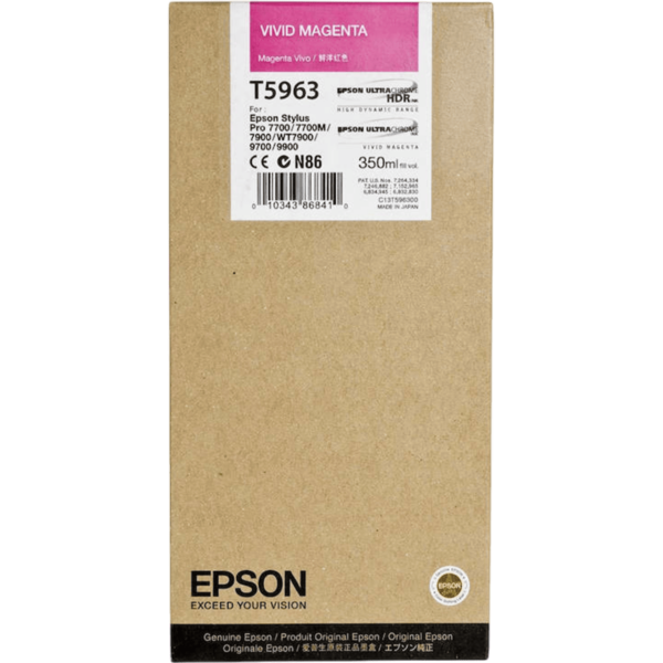 EPSON Singlepack Vivid Magenta UltraChrome HDR - C13T596300 - Image 3