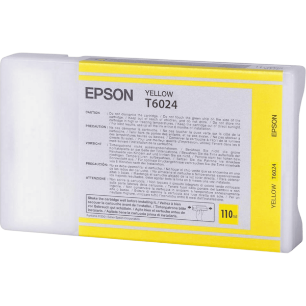 EPSON Singlepack Yellow UltraChrome HDR - C13T602400 - Image 3