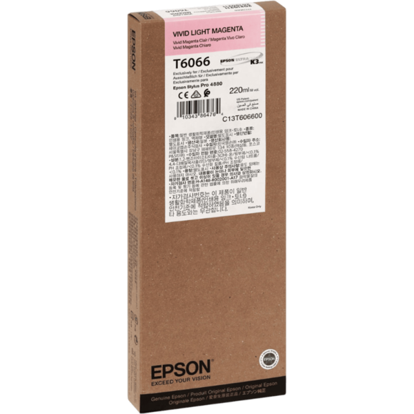 EPSON Ink T6066 Light Magenta | C13T606600 - Image 3